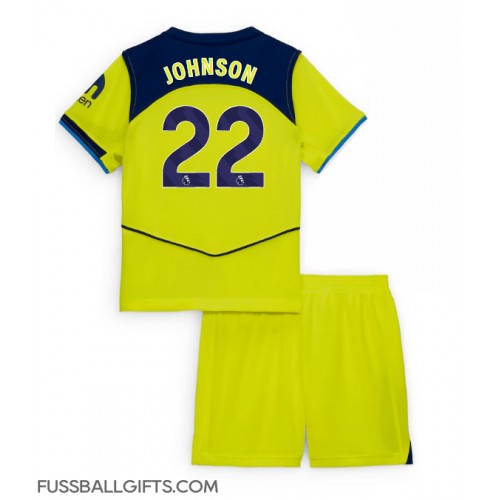 Tottenham Hotspur Brennan Johnson #22 Fußballbekleidung 3rd trikot Kinder 2025-26 Kurzarm (+ kurze hosen)